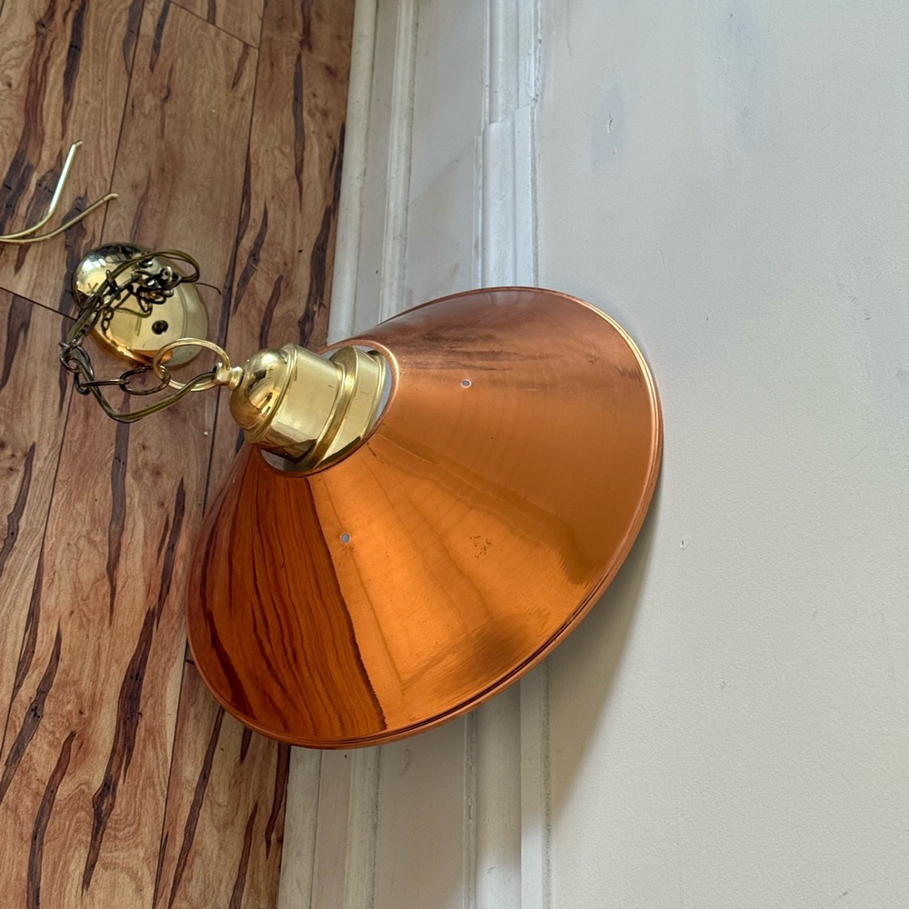 Copper Tone French Country Cafe Light
